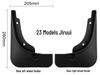 Kia Niro HEV 2023-2024 Mud Flaps: Cross-Border Tire Guards