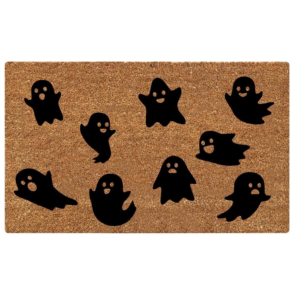 Terror Halloween Doormat Creativity Horror Witch Ghost Pumpkin Printed Halloween Party Area Rug Kitchen Mat Home Rugs