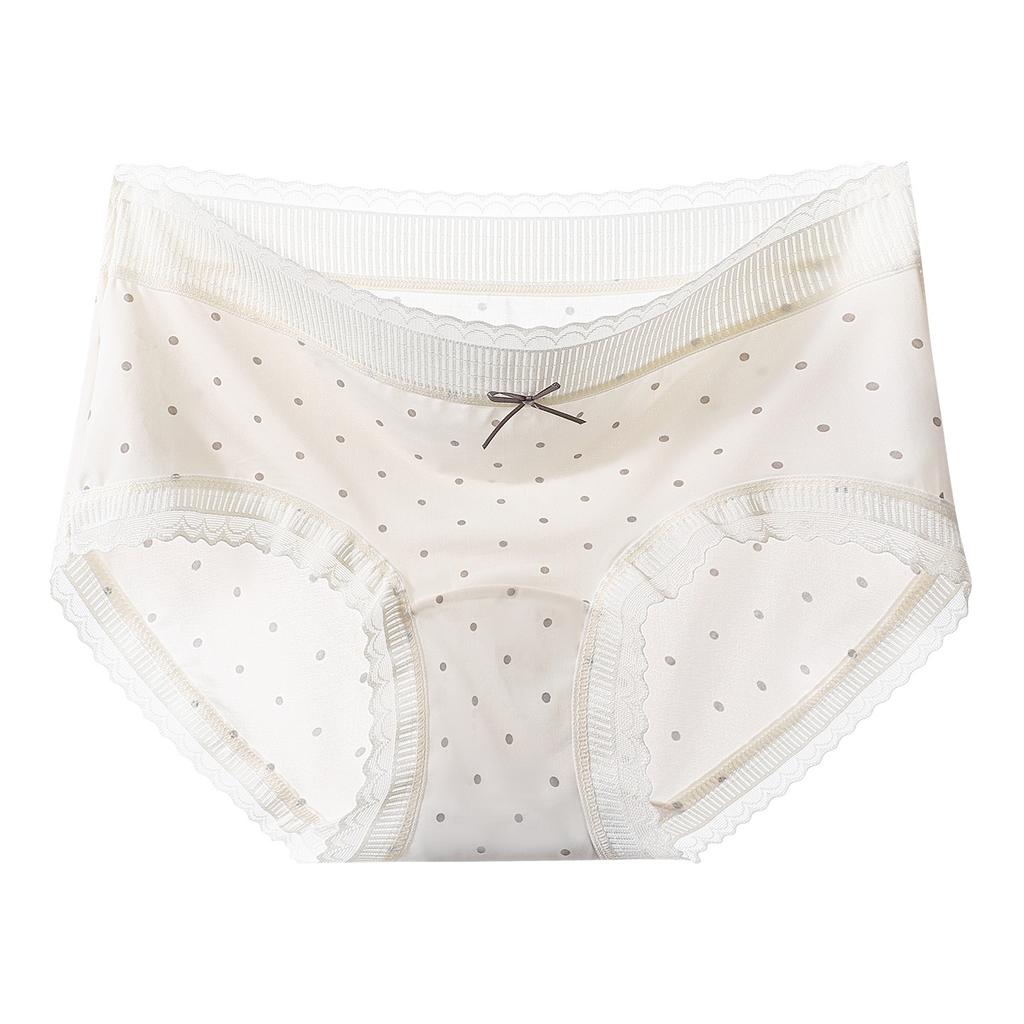 Damen Frühling und Sommer Neu Süß Frisch Dehnbar Baumwolle Unten Atmungsaktiv Slips