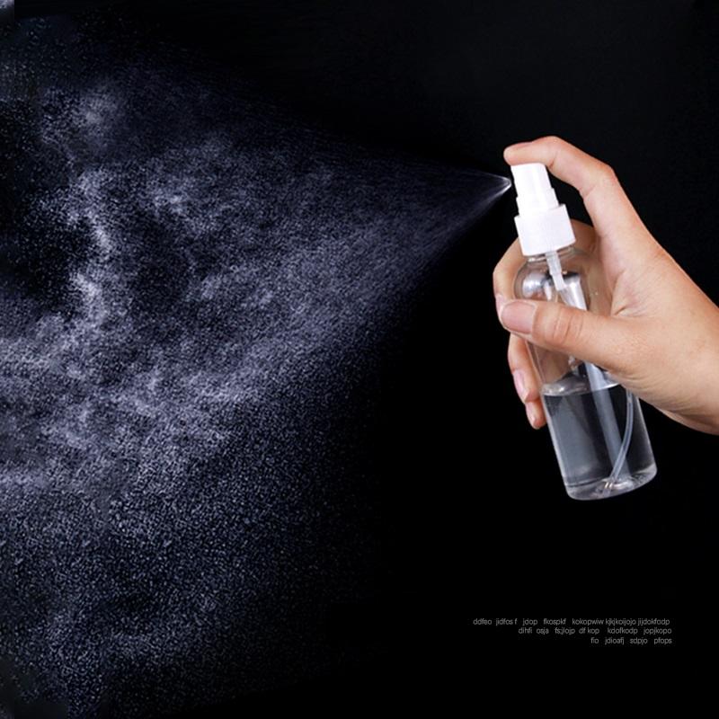 10PCS 10/20/30/50/60/100ml Refillable Empty Portable Clear Plastic Bottle Fine Mist Spray Alcohol Travel Perfume Atomizer Bottle