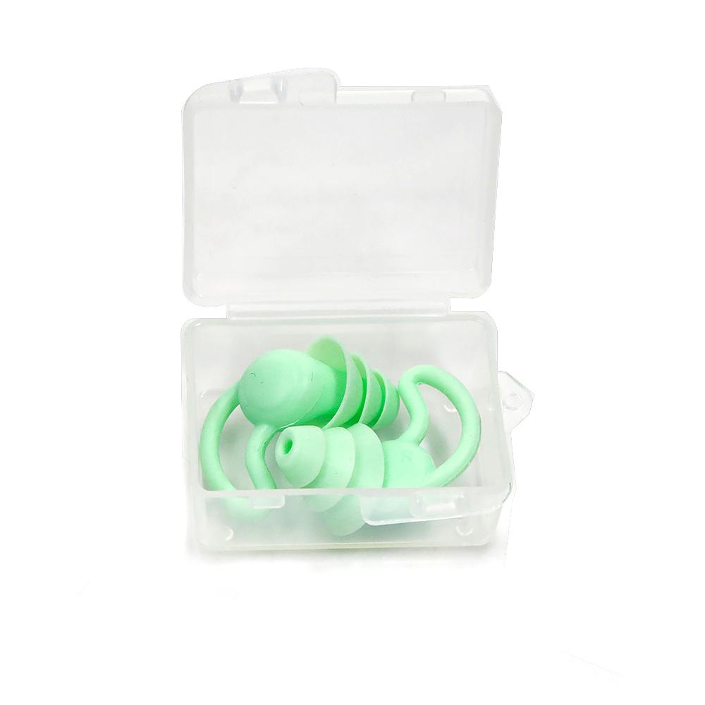 Safety Swip Wing Design Ear Plugs Triple Physical Noise Reduction Skin-friendly Silicone GEL Sleeping Earplug for Swimming