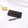 Fashion Solid Color Pu Leather Clutch Bag Korean Mobile Phone Bag Coin Purse