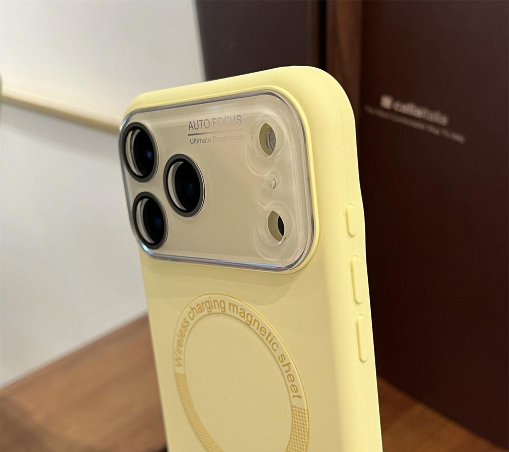 Camera Lens Protection Liquid Silicone Phone Case for iPhone 17 16 15 14  Pro Max Shockproof Soft For Magsafe Magnetic Cover