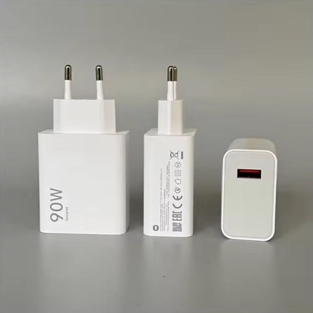 Xiaomi 67W/90W/120W EU Standard Charger for Redmi K80, Note 13, and Pro 15 Fast Charge