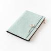Midori Laid-Back Notebook Cover, B6, Fabric, Light Blue, 15361006