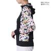 Hooded Print Long Sleeve Zip-Up Rash Guard