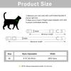 Custom Nylon Cat Collar Quick Release Small Dog Cats Collars Adjustable Pet Kitten Necklace With Bell Safety Breakaway For Cats