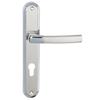 Camila Chrome-Satin Door Handle 90 With Cylinder - Mp Kl Vc9Yc