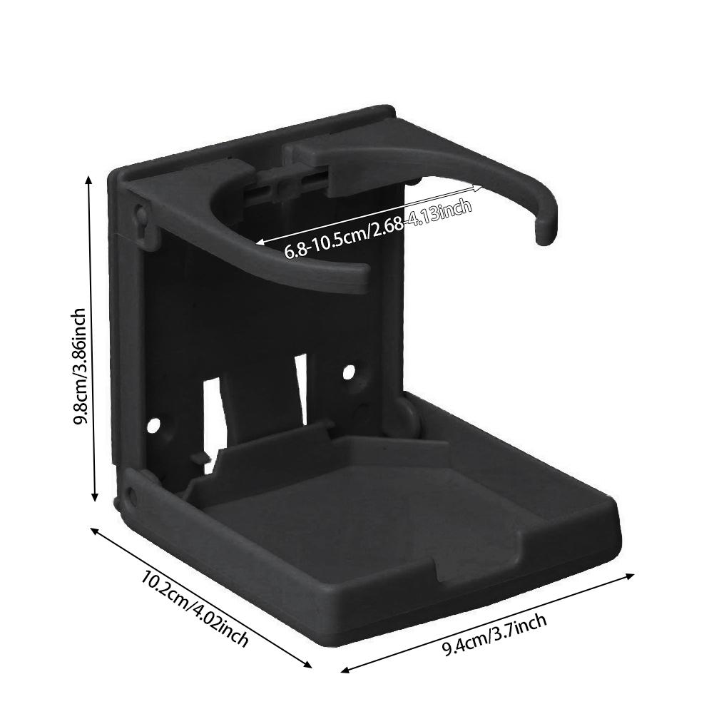 Car Folding Cup Holder Drink Holder Water Bottle Holder Front Cup Holder Stand for Car Boat Truck Yacht SUV RV Van Cup Tray