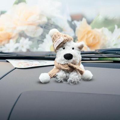 For Refer To Description Car Center Console Decoration Car Decorative Ornament Plush Dog Multifunctional Car Decorative Items