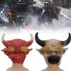 Terrifying Bull Demon King Latex Mask Ideal For Halloween Celebrations And Events