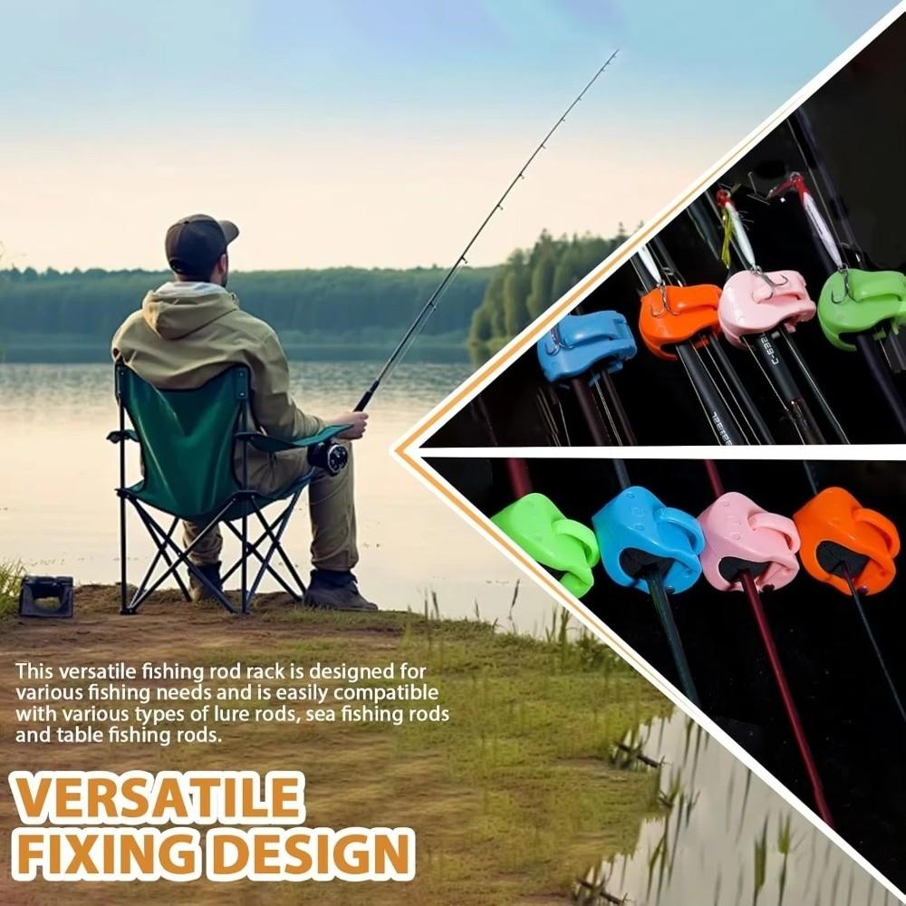 5pcs Anti Slip Fishing Rod Holder Grip Anti-collision Fishing Rod Protector Sea Fishing