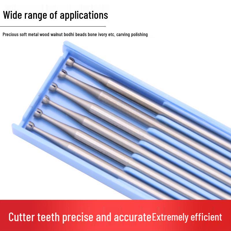 

Blue Box 2.35mm Bead Needle Set: Tooth Needle, Core Carving, Jewelry Knife, Micro Carving Cutter, Grinding Head, Bead Suction.
