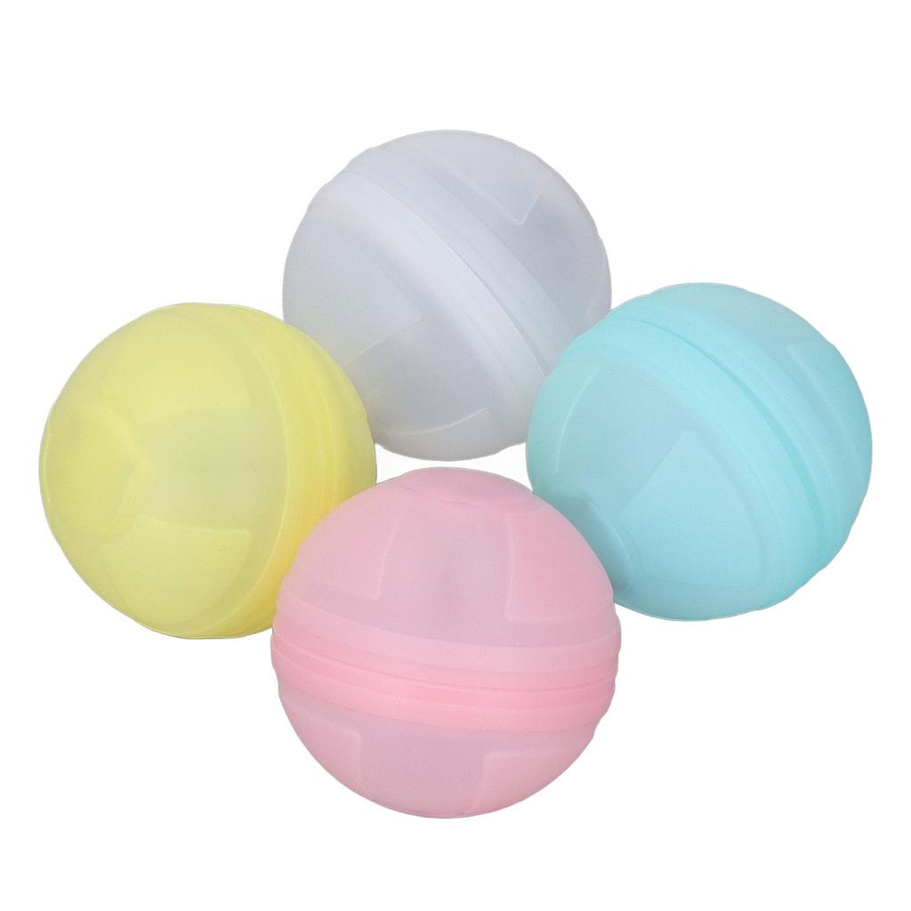 4pcs Water Fill Ball Toys Light Up Soft Self Sealing Splash Water Fill Balls for Kids Adults