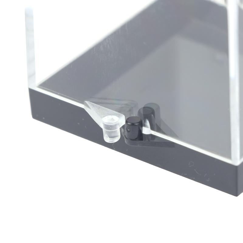 1Pc Storage Boxes Lids Gemstone Display Coin Clear Container Specimen Mini Square Cube Acrylic Case Rough Mineral Standard