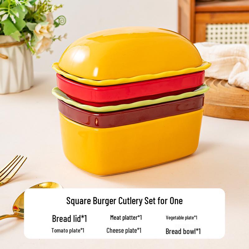 

Stylish Bowl and Plate Set with Cutlery – Trendy Tableware for Home, Featuring High-Quality Craftsmanship, Perfect Birthday Gift. 6-Piece Set for One