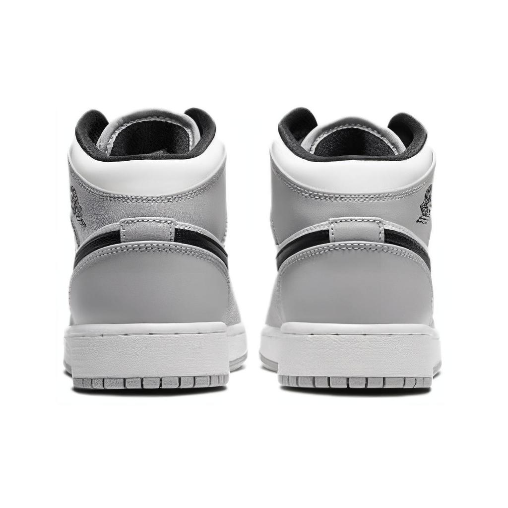Jordan 1 Mid Light Smoke Grey GS 554725-092