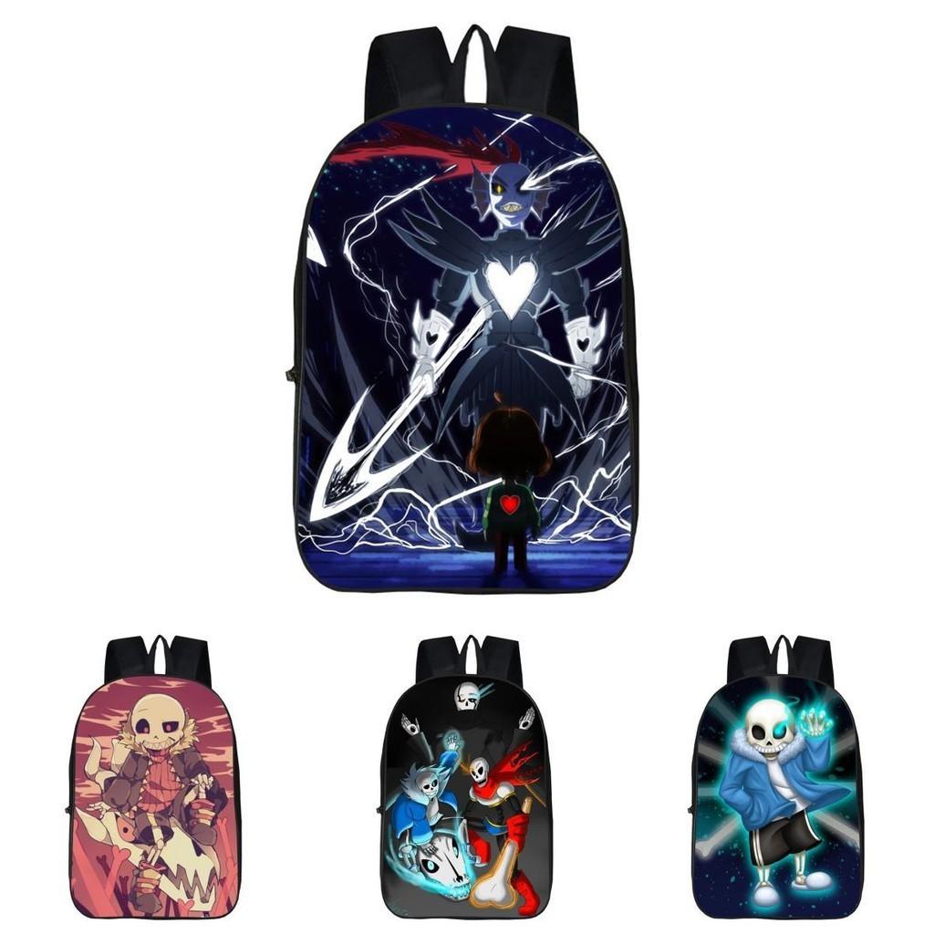 Zaino Trendy Undertale Sans Per Bambini Con Spallacci Imbottiti Regolabili E Ampio Spazio