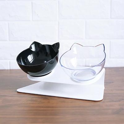 Gamelles pour chat avec support surélevé, gamelles antidérapantes, gamelles pour nourriture et eau pour animaux de compagnie, gamelles pour chats, chiens, mangeoires pour chatons et chiots