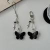 Beautiful Butterfly Phone Ornament Keychain Colorful Butterfly Pendant Phone Chain Accessory Pendant for Keys Backpacks