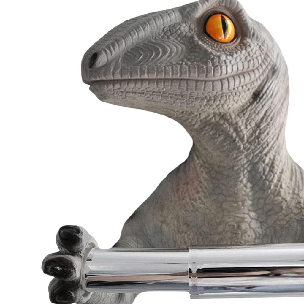 3D Dinosaurier Halter Rollenpapier Aufbewahrungsständer für Badezimmer Duschraum Wandmontierter Toilettenpapierhalter Taschentuchhalter