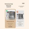 HUIHUADU Pot à Lait pour Bébé en Acier Inoxydable 316L avec Cuiseur Vapeur