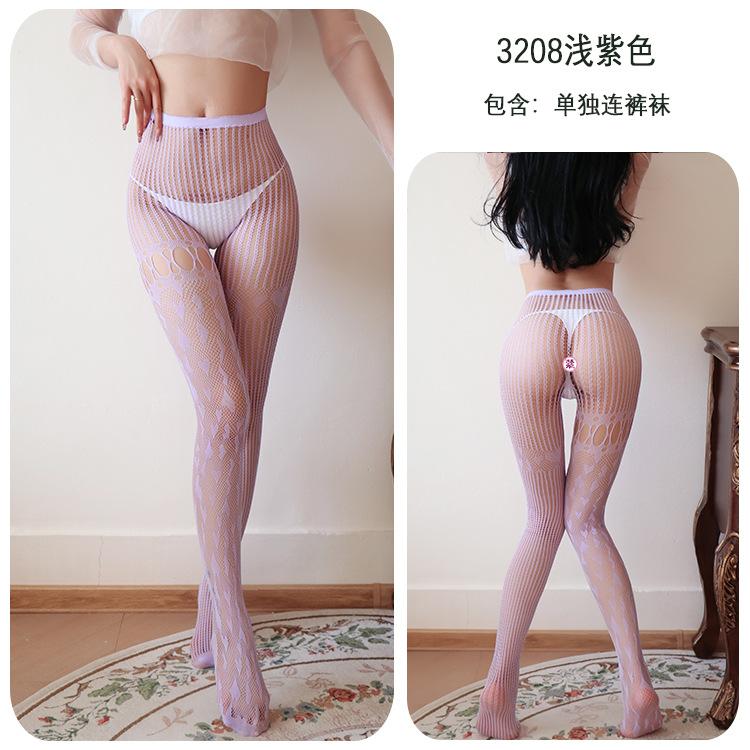 Sex underwear fishing net socks stockings women's thin lace pantyhose large size bottom fishing net socks