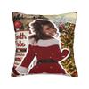 Mariahs Careys Christmas Pillow Case  Retro Trendy Pillow Cover Soft Pillowcases For Sofa Home Decor