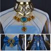 Genshin Impact Nilou Sumeru Costume Cosplay Parrucca Rossa Donna Abiti Blu Vestiti Anime per Halloween Festa di Carnevale