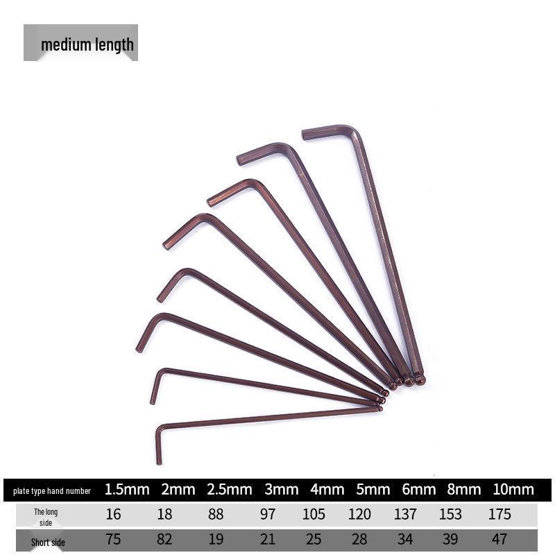 Набор экстрадлинных шестигранных ключей с шаровой головкой повышенной твердости