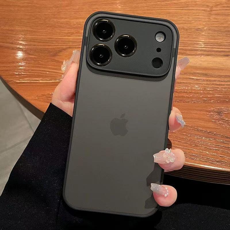 Luxury Matte Silicone Shockproof Phone Case For IPhone 17 Pro Max Air 13 11 12 14 15 16 Plus Bumper Transparent Soft Cover