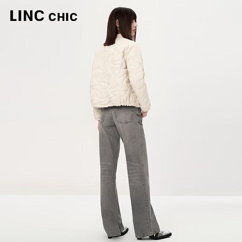 Jinyujie Women's Lightweight Duck Down Baseball Jacket