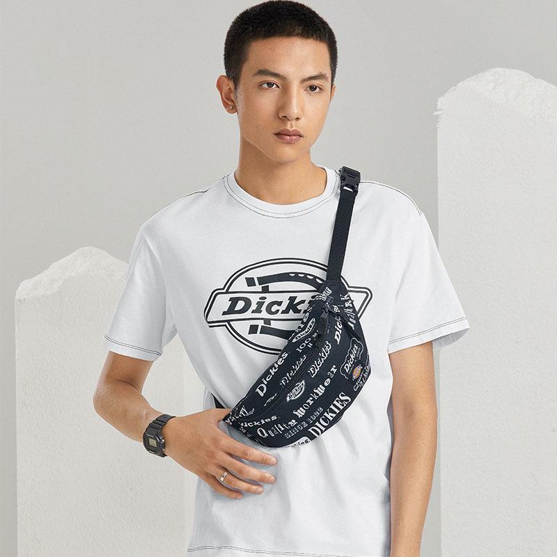 New Dickies Polyester Crossbody Bag, Fanny Pack Regular Unisex Black DK010186C77