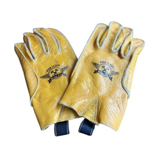 

for motorcycle Genuine leather club and other with external suitable for touring Must-have riders! gloves, yellow, Harley-Davidson style, styles,
