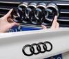 B A3 A4 A5 A6 A7 Q2 Q3 Q5 Q8 TT Black/Silver 4 Ring ABS Car Hood Front Bonnet Grill Rear Trunk Emblem Logo Badge Sticker