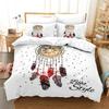 Dreamcatcher Bohemia Mandala Feathers Bedding Set Boys Girls Twin Queen Size Duvet Cover Pillowcase Bed Kids