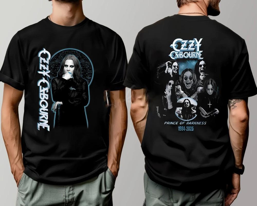 Футболка Ozzy Osbourne Patient Number 9, Спасибо за воспоминания 1984-2025, Унисекс Футболка L