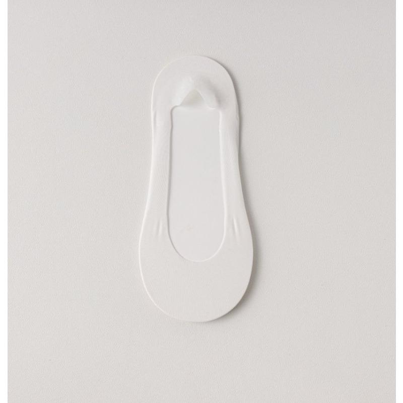 

Не сползающие, Ультратонкие Невидимые Носки-лодочки из Ледяного Шелка, Женское Сердце, Противоскользящие Губчатые Подушечки на Подошвах и Силиконовые Нескользящие Пятки 1 pair белый