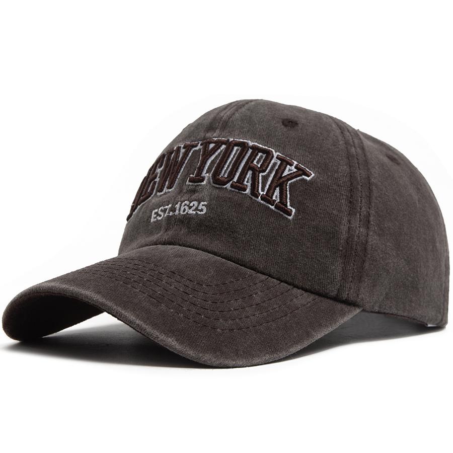 Vintage NEW YORK Embroidery Baseball Cap Men Sun Hat Soft Top Women Snapback Visor Caps For Summer Casual Daily Wear 10 Colors