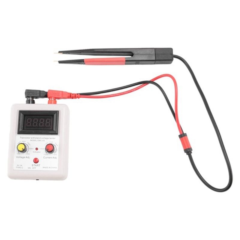 Voltage Capability Transistor Tester DC120V To 2700V ABS Construction For Electrical Safety Testing