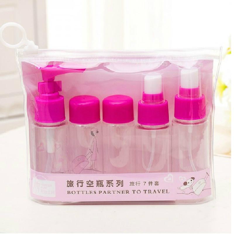 Portable Travel Out of The Lotion Bottle Spray Bottle Hydrating Bottle 7 Sets