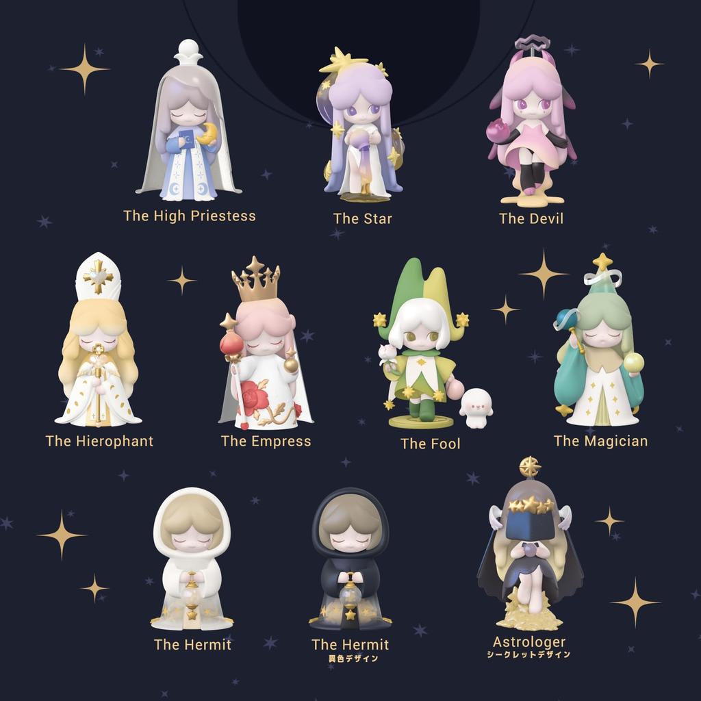 52TOYS BLINDBOX Song of the Tarot Series Blind Box Blind Box Trading Gachapon Perfect Gift for and 10cm LAPLLY Figure, Figure, Doll, Collectible,
