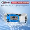 Electronic Fuel Meter Electronic Turbine Flowmeter Diesel Water Liquid Digital Aluminum Alloy 1" 1.5" 2" LCD