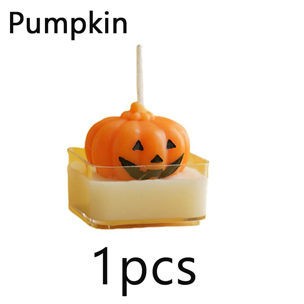 1pcs Halloween Aromatherapy Candles High-End Fragrance Gifts Home Aromatherapy Decoration Pumpkin Ghost Shape Candle Ornament