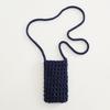 New Hollow Knitting Phone Bag For Women Colorful Hand Woven Shoulder Crossbody Bag Simple Travel Beach Handbag Small Purse Pouch