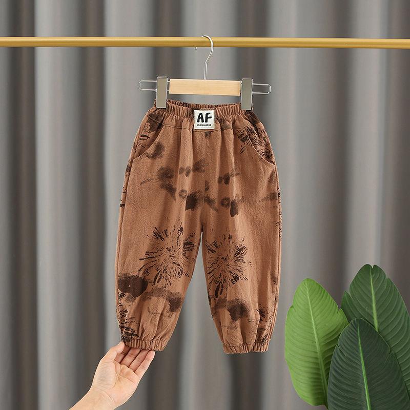 Children's Summer Mosquito Repellent Pants Girls' Thin Lantern Pants