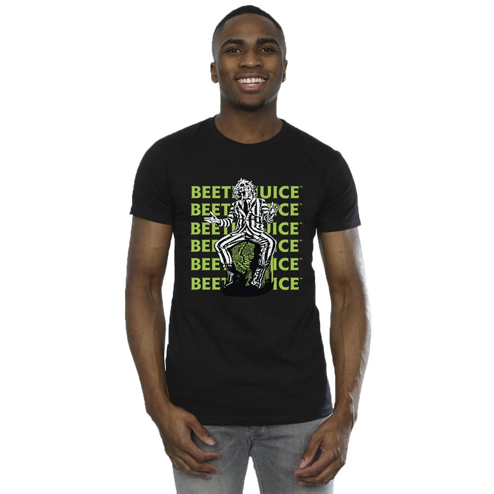 Beetlejuice Herren Pose Baumwoll-T-Shirt