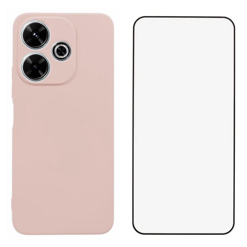 WANLONFENG RB2 Series for Xiaomi Redmi 13 5G/4G Case with Screen Film Soft Lining TPU Cover