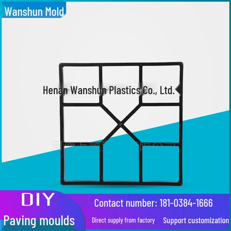 Cement Floor Shaping Tools: Crack-Resistant DIY Stone Texture Molds for Courtyard and Landscape Paving