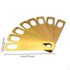 8 Pieces Adjustable Guitar Neck Shims | Three Different Thicknesses, Metal Plate Plates, for Repair